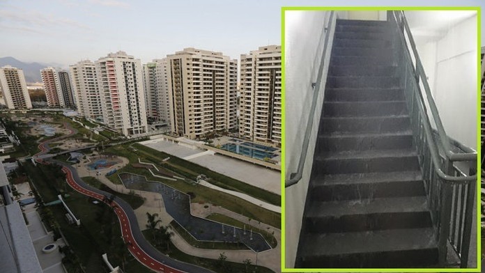 Potopa v olympijskej dedine.