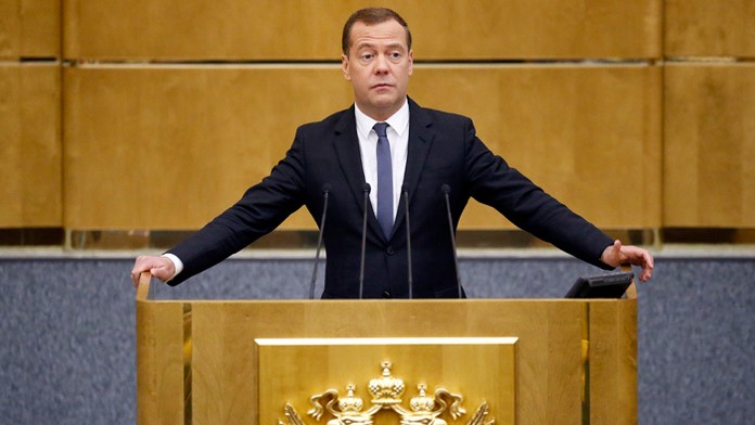 Ruský premiér Dmitrij Medvedev. 
