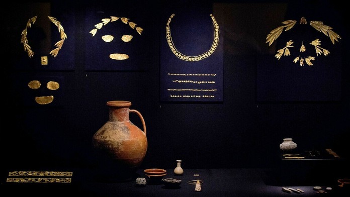 Krymský poklad vystavený v holandskom múzeu.