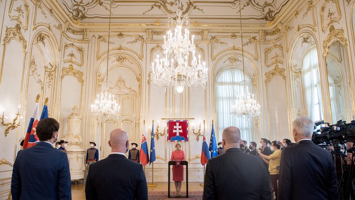 Prezidentka Zuzana Čaputová prijala demisiu Ivana Korčoka a Branislava Gröhlinga 
