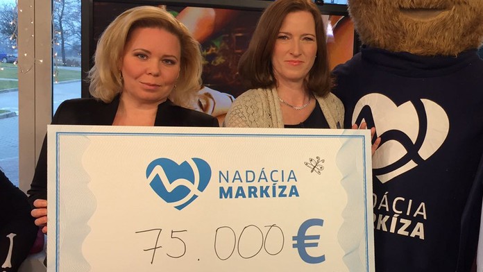 Ďakujeme všetkým! Nadácia Markíza vyzbierala 75-tisíc eur