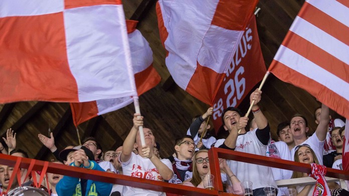 Fanúšikovia Banskej Bystrice.