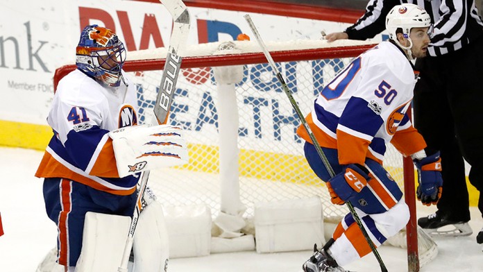 Brankár New Yorku Islanders Jaroslav Halák 