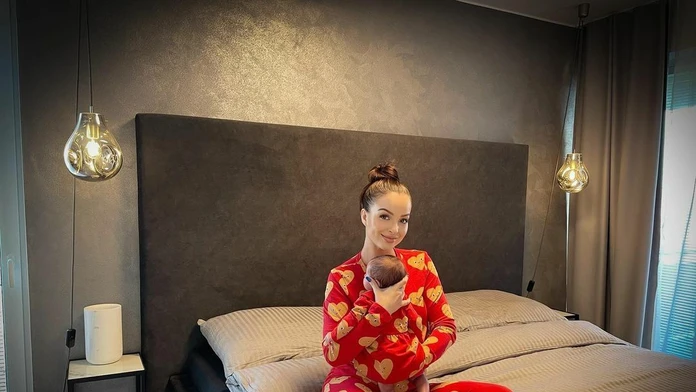 Veronika s dcérkou