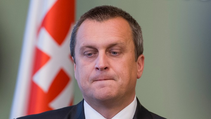 Na snímke predseda SNS Andrej Danko 