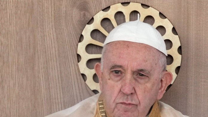 Pápež František počas v talianskom meste Matera.