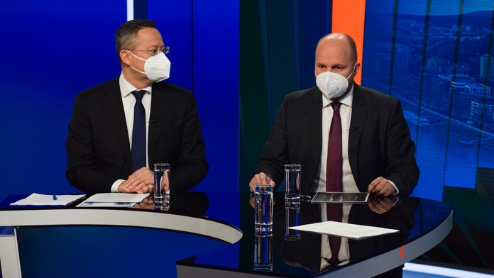 Ladislav Kamenický a Jaroslav Naď v Na telo.