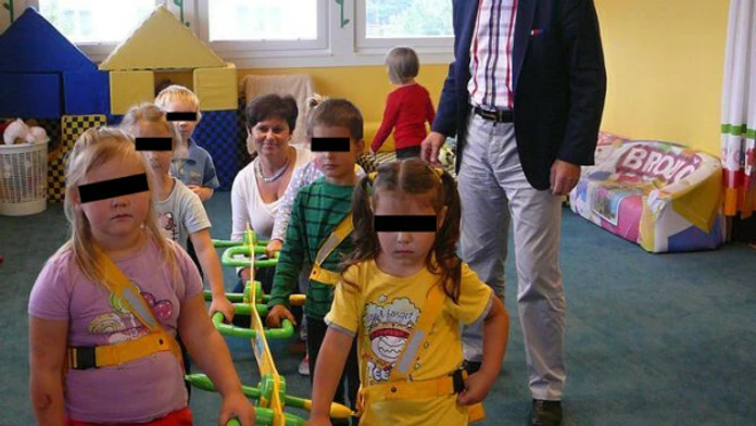 Škôlkari vo Valšskom Meziříčí.