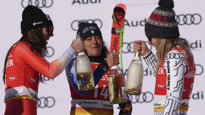 Znížený štart jej sadol ako uliaty. Brignoneová premiérovo ovládla kráľovskú alpskú disciplínu