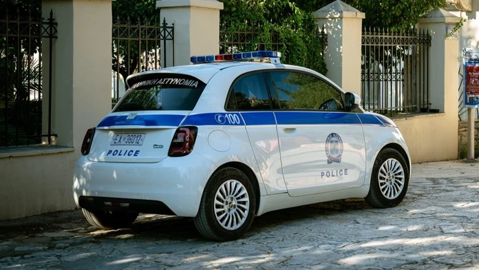 Polícia v Aténach (ilustračná snímka)