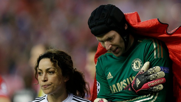 Brankár Petr Čech v službách FC Chelsea 