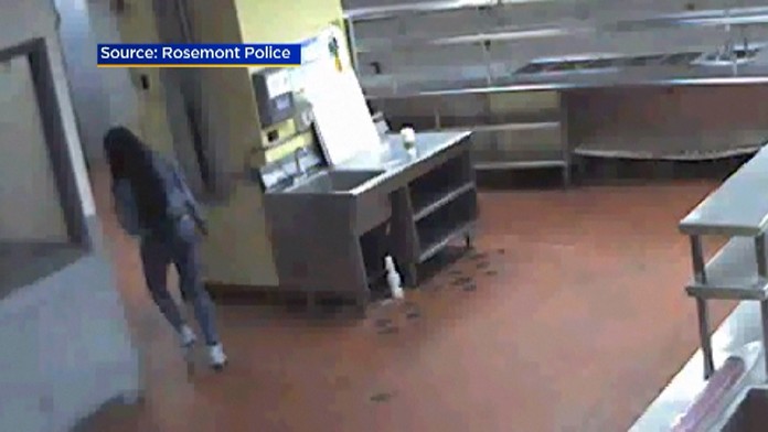 Záber z bezpečnostnej kamery.