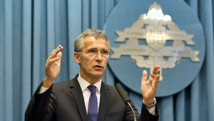 Na snímke generálny tajomník NATO Jens Stoltenberg