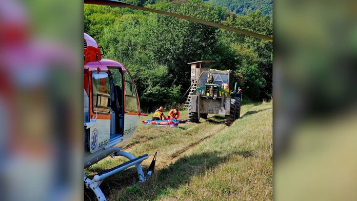 Zásah leteckej záchrannej služby