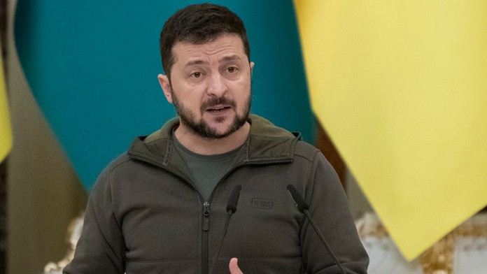 Ukrajinský prezident Volodymyr Zelenskyj.