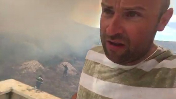 Mohutný požiar v obľúbenej destinácii Slovákov. Náš redaktor sa ocitol v ohnivom pekle