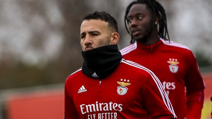 Nicolas Otamendi počas tréningu.