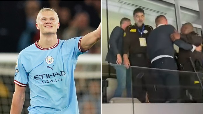 VIDEO: Šašo von! V Lige majstrov „hviezdil“ iný Haaland, Erlingovho otca vyviedli zo štadióna Realu