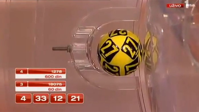 Jedno z víťazných čísel sa objavilo počas prenosu na obrazovke ešte predtým, než bolo vyžrebované.