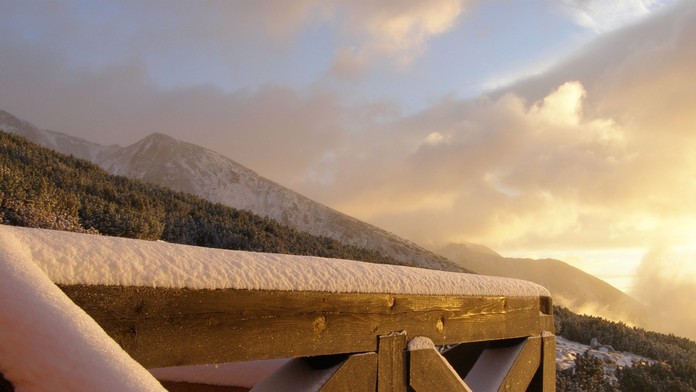Východ slnka vo Vysokých Tatrách