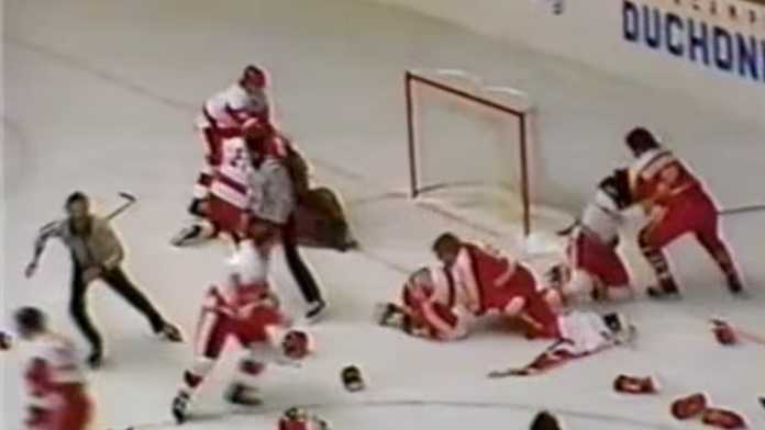 Najväčšia hokejová bitka.