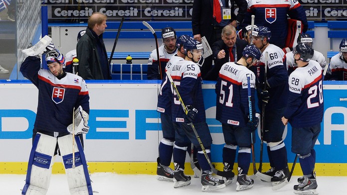Najlepším slovenským hokejistom zápasu sa stal Ján Laco.