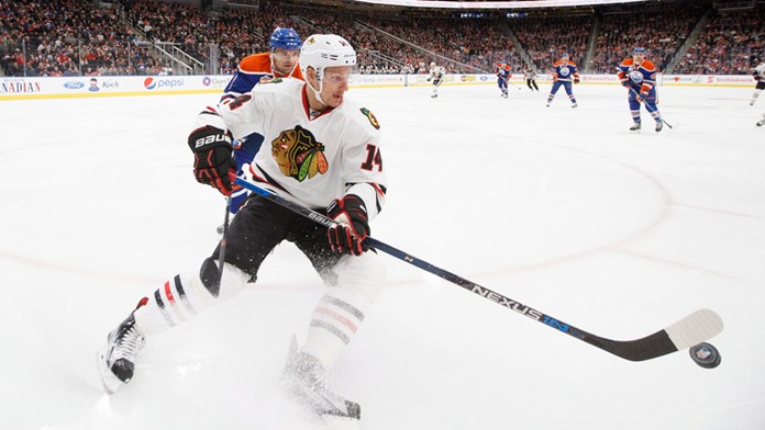 Sekera pomohol gólom k triumfu Edmontonu nad Chicagom 