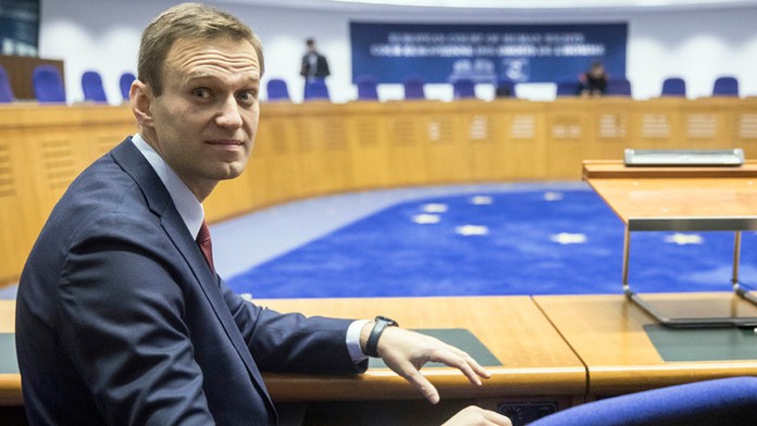 Opozičný politik Alexej Navaľnyj. 