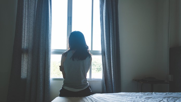 Obeť sexuálneho násilia, ilustračný obrázok.