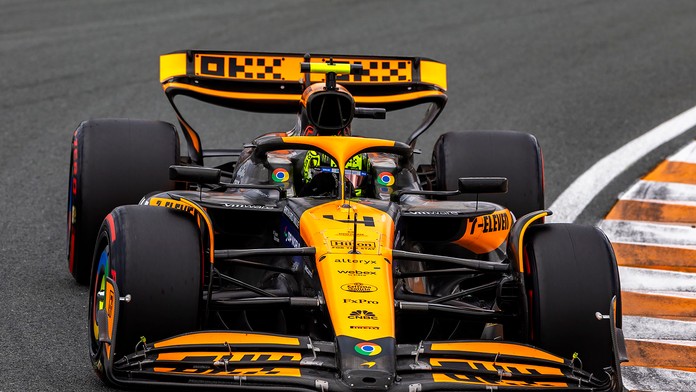 Norris vyťažil víťazstvo z prvej pozície na štarte. Verstappen na domácej trati na pódiu nechýbal