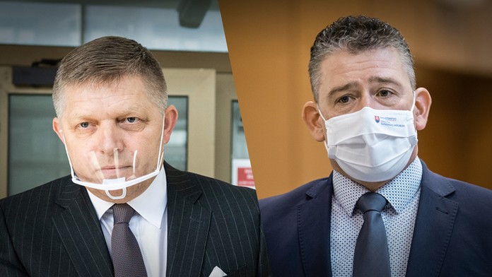 Robert Fico a Roman Mikulec.