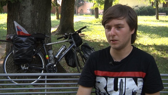 Peter prešiel na bicykli sedem štátov Európy.