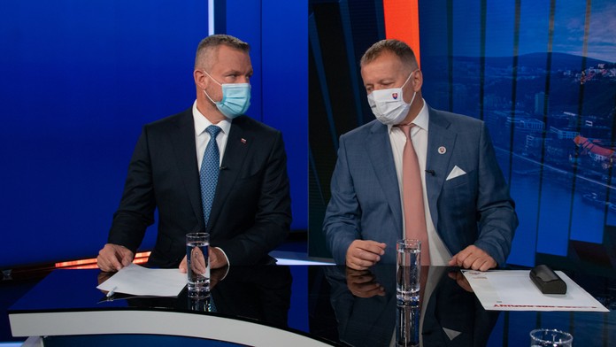 Peter Pellegrini a Boris Kollár.