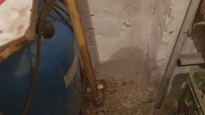 Miesto, kde kotol vybuchol.