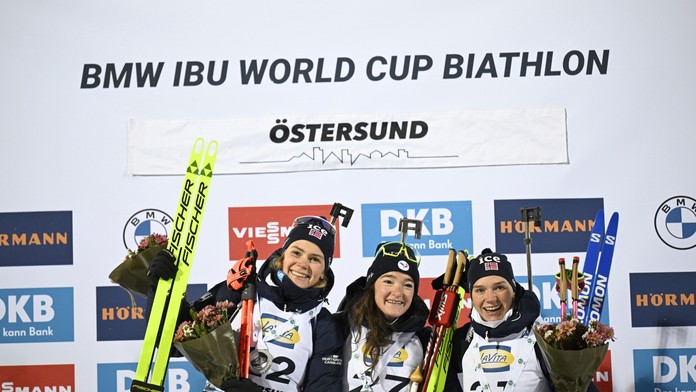 Šprint biatlonistiek v Östersunde korisťou Francúzky Jeanmonnotovej. Najlepšia Slovenka v piatej desiatke