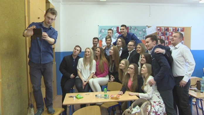 Maturanti strávili posledný deň v škole pred skúškou dospelosti.