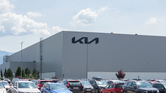 Na snímke priestory automobilky Kia Slovakia v obci Teplička nad Váhom (okres Žilina).