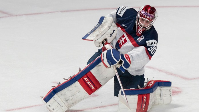 Slovenský brankár Denis Godla