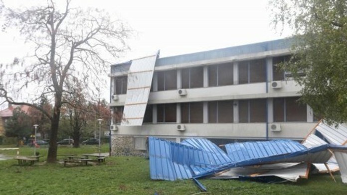 Silný vietor v Chorvátsku