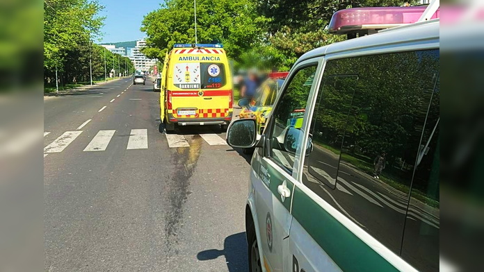 Auto zrazilo školáčku na Tomášikovej ulici v Bratislave.
