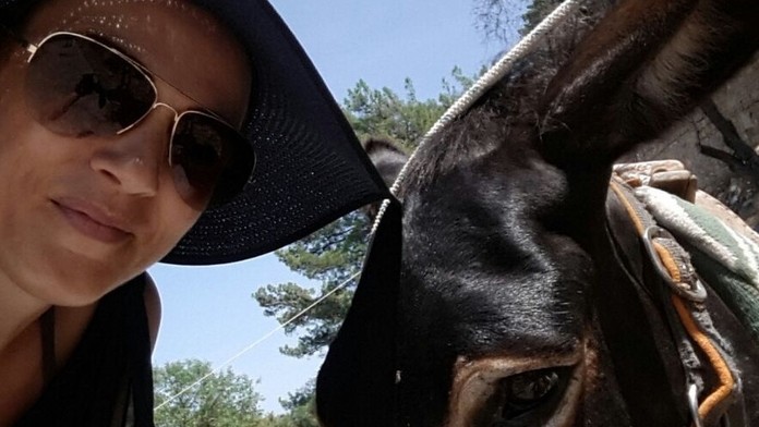 Aďka Poláková na Rhodose