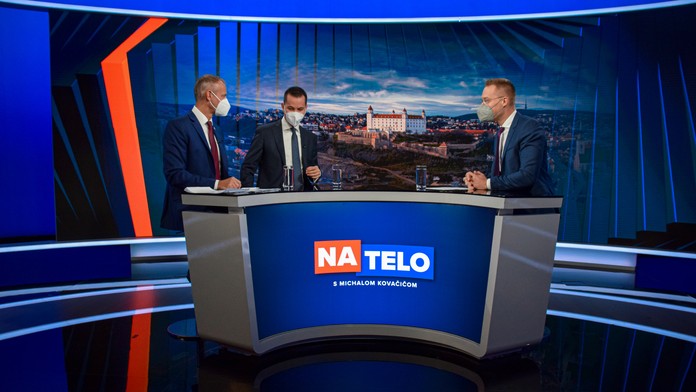 Richard Raši a Juraj Šeliga v Na telo.