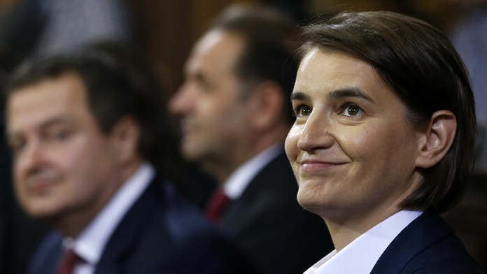 Novozvolená premiérka Ana Brnabičová