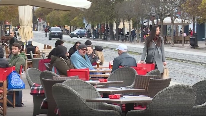 Otvorené terasy v košickom centre.