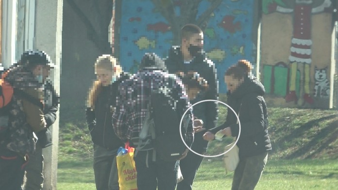 Predaj drog v bratislavskom Pentagone.