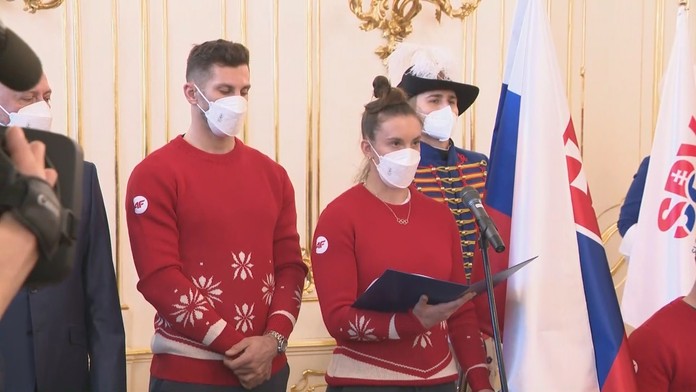 Sľub členov slovenskej výpravy na ZOH 2022 v Pekingu.