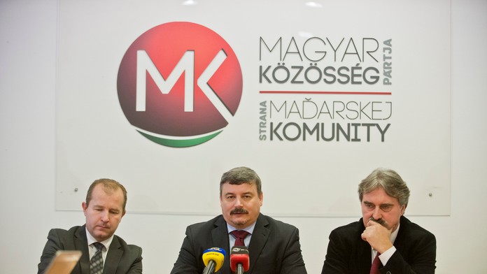 Predstavitelia Strany maďarskej komunity 