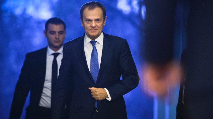 Predseda Európskej rady Donald Tusk.