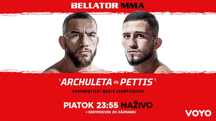 Hlavným lákadlom galavečera MMA organizácie Bellator bude súboj Archuleta vs Pettis.