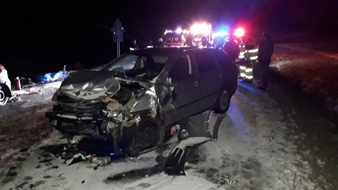 Vianočná nehoda v Hanušoviach nad Topľou.